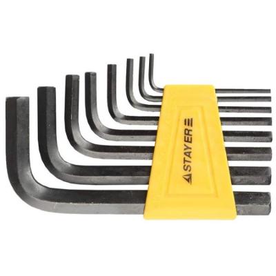 Ключи имбусовые Stayer Standart, 2--10мм, (8 шт)