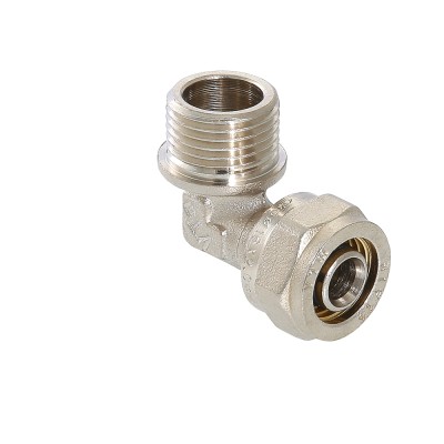 Угольник обжимной с переходом на нар.рез. VALTEC 16х1/2