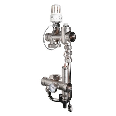 Насосно-смесительный узел для системы отопления 130мм ТИМ