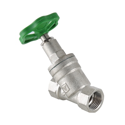 Вентиль прямоточный никел. 3/4"