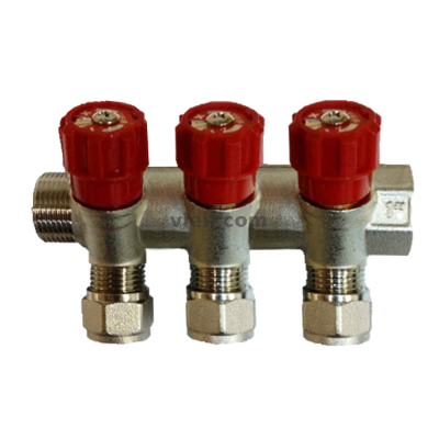 Коллектор с рег. вент. и цан. 1"х16-3""