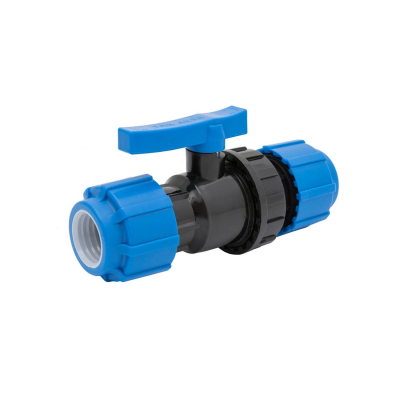 Кран шаровой обжим - обжим 20 - 20 ПЭ PN16