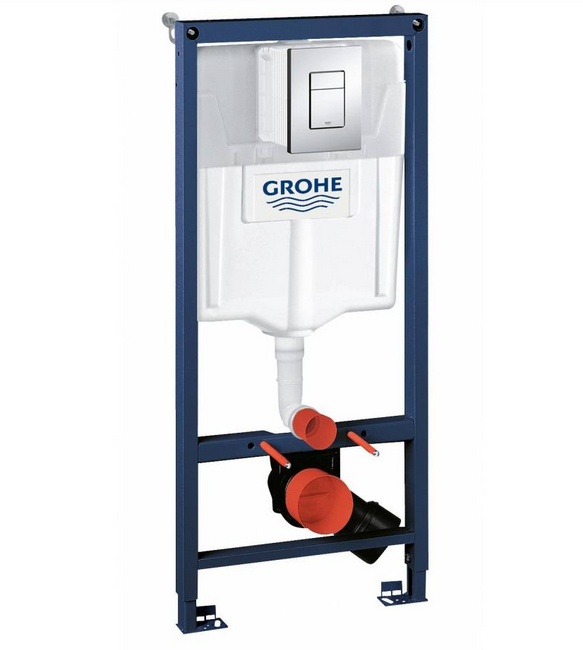 Инсталляция Grohe Rapid SL 38772001 для подвесного унитаза с кнопкой Skate Cosmopolitan