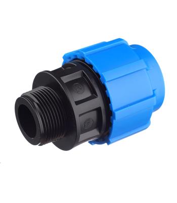 Муфта переход. ПЭ с нар.труб. рез. 20х1/2