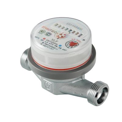 Водосчетчик унив., квартирный, БЕЗ СГОНОВ, до +90^С, 1,5м3, 1/2", 80 мм