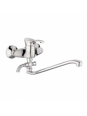 Смеситель для ванны LEDEME одноруч. (2101) латунь, d40