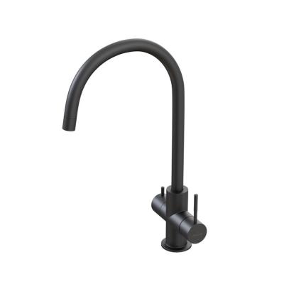 Смеситель для кухни 35k MIXLINE MLSS-03202 ЧЕРНЫЙ подкл. к фильтру