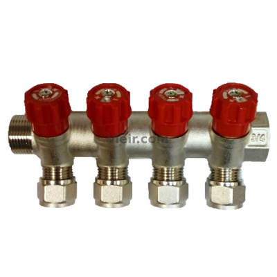 Коллектор с рег. вент. и цан. 1"х16-4""