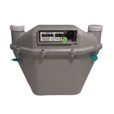 Счетчик газа бытовой СГМН-1-1-1 G6 (м\о 250мм, резьба 32, без адаптеров) левый, Минск 2026г.