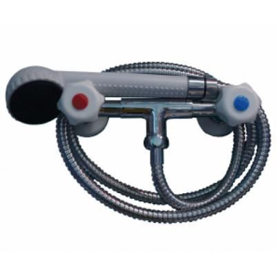 Смеситель для душа 1/2 рез Иркутск Дш-М2 шланг метал