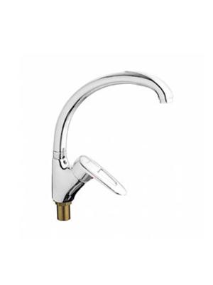 5907 Смеситель кухня LEDEME шар d-40 (латунная гайка) Макси