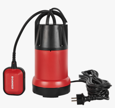 Насос дренажный ROMMER OPTIMA, кабель 10м, 400 Вт, универсальный