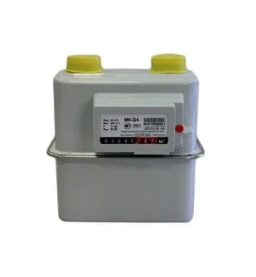 Счетчик газовый бытовой МК G4Т левый V1.2 (м\о 110мм, резьб.соед. 32) Метэко 2025г.