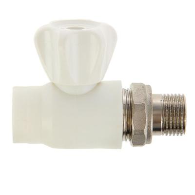 Кран шаровый ПП для радиатора прямой D 20 1/2" НР