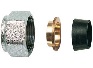 Концовка для м/п труб 16х2 с накид. гайкой М24х19