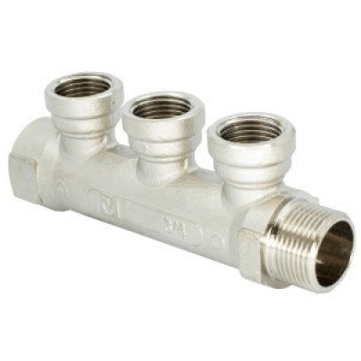 Коллектор 1"х3 вых. 1/2" вн.