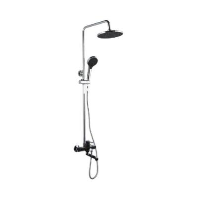 Душевая система 35к F2442 FRAP лейка Тропич. душ черный+хром*