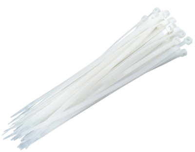 Хомут нейлоновый 3,5-200 белый