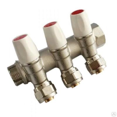 Коллектор с рег.вен. и цанг. TIM 1"-16-3 выхода