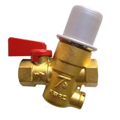 РЕГУЛЯТОР ДАВЛЕНИЯ МЕМБРАННЫЙ ЛАТУНЬ КФРД ДУ 15 РУ16 G1/2" ВР РН=1 - 2,8БАР ГОСТ Р 55023-2012 ТВЭСТ