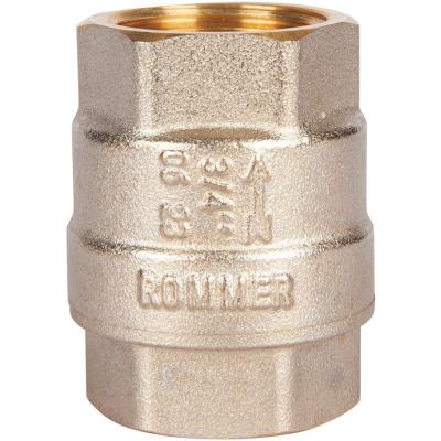 Клапан обратный 3/4" с латунным золотником Rommer