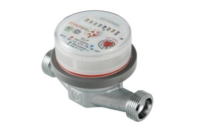 Водосчетчик унив., квартирный, до +90^С, 1,5м3, 1/2", 110 мм