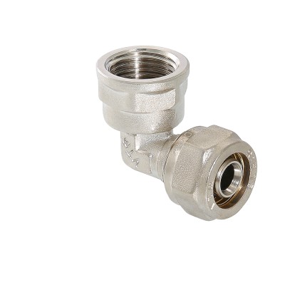 Угольник обжимной с переходом на вн.рез. VALTEC 16х1/2