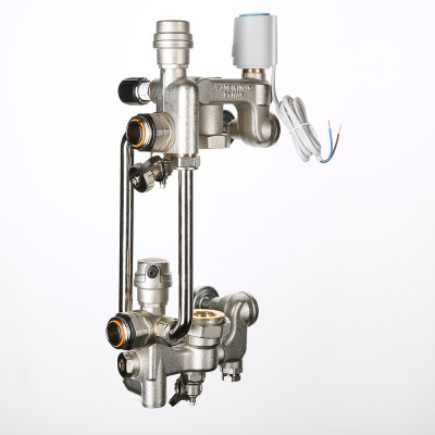 Насосно-смесительный узел VALTEC, с сервоприводом, без насоса, монтажная длина 180 мм (М)