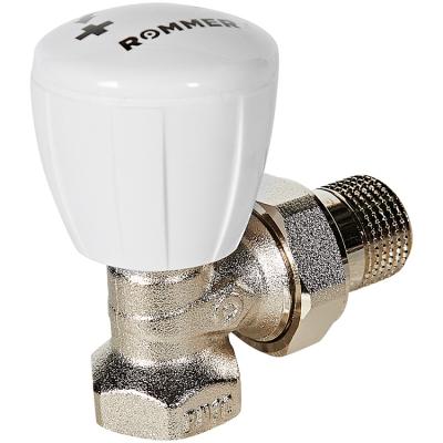 ROMMER Клапан ручной регулирующий, угловой 1/2"